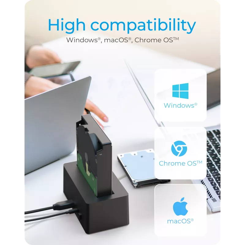 ICY BOX IB-1121-U3 USB 3.2 Gen 1 (3.1 Gen 1) Type-A Μαύρο