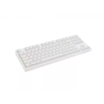GENESIS Thor 404 TKL Πληκτρολόγιο Gaming USB QWERTY US International Λευκό