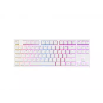 GENESIS Thor 404 TKL Πληκτρολόγιο Gaming USB QWERTY US International Λευκό