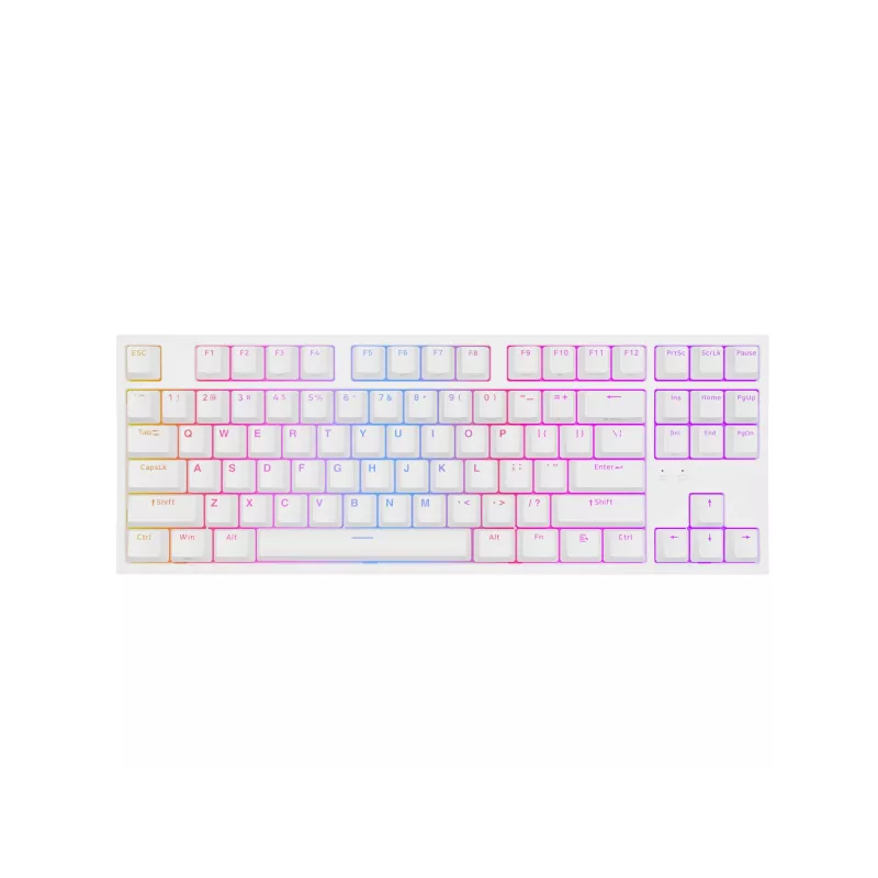 GENESIS Thor 404 TKL Πληκτρολόγιο Gaming USB QWERTY US International Λευκό