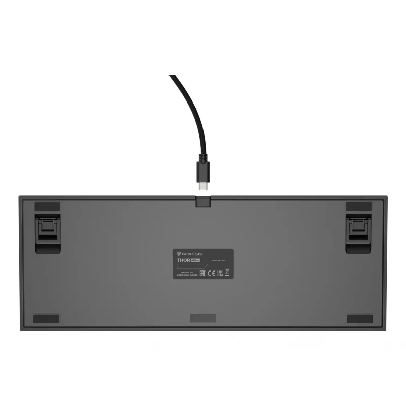 GENESIS Thor 404 TKL Πληκτρολόγιο Gaming USB QWERTY US-Αγγλικά Μαύρο