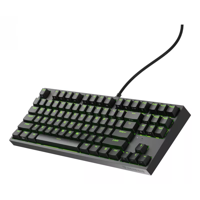 GENESIS Thor 404 TKL Πληκτρολόγιο Gaming USB QWERTY US-Αγγλικά Μαύρο