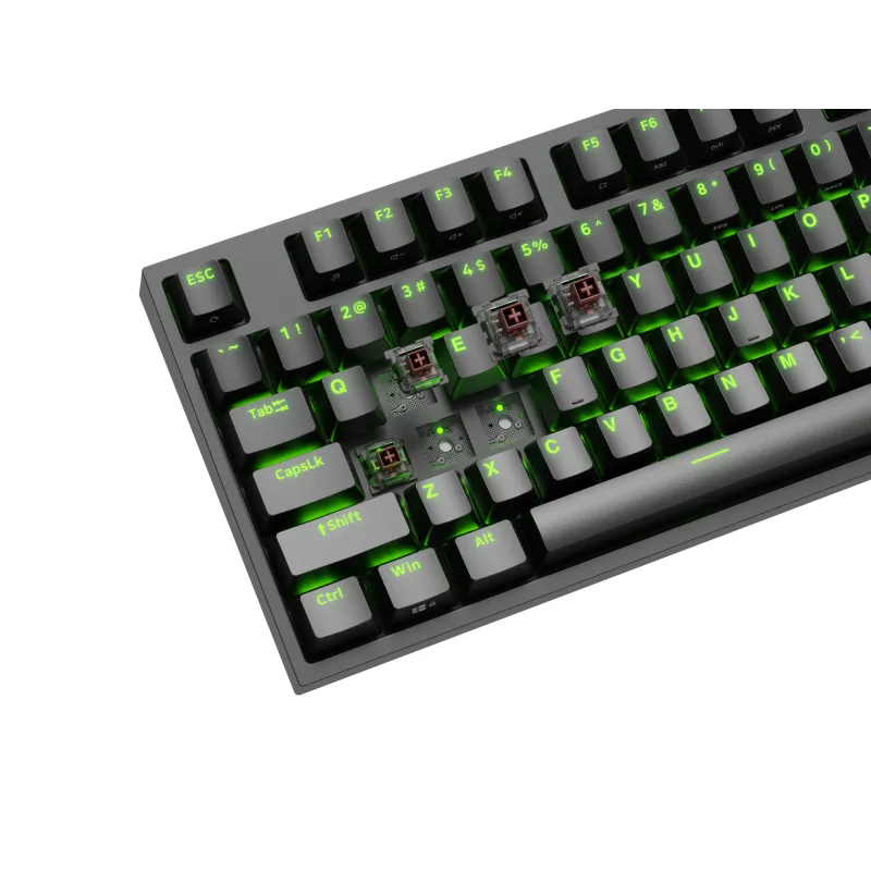 GENESIS Thor 404 TKL Πληκτρολόγιο Gaming USB QWERTY US-Αγγλικά Μαύρο