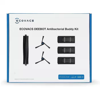 Κιτ εξαρτημάτων Ecovacs DKT060099 για ρομποτική σκούπα Μαύρο 6 τεμ.