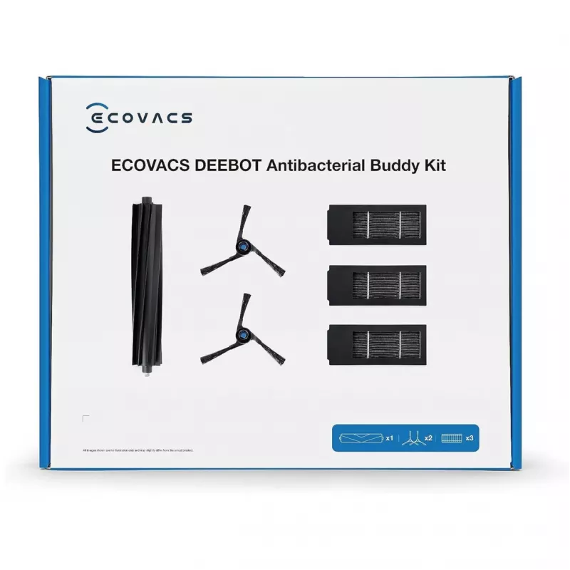 Κιτ εξαρτημάτων Ecovacs DKT060099 για ρομποτική σκούπα Μαύρο 6 τεμ.