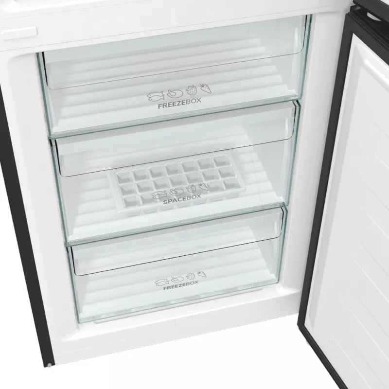 Gorenje NRK6202EBXL4 Ψυγειοκαταψύκτης Ελεύθερης Τοποθέτησης 331 L Μαύρο