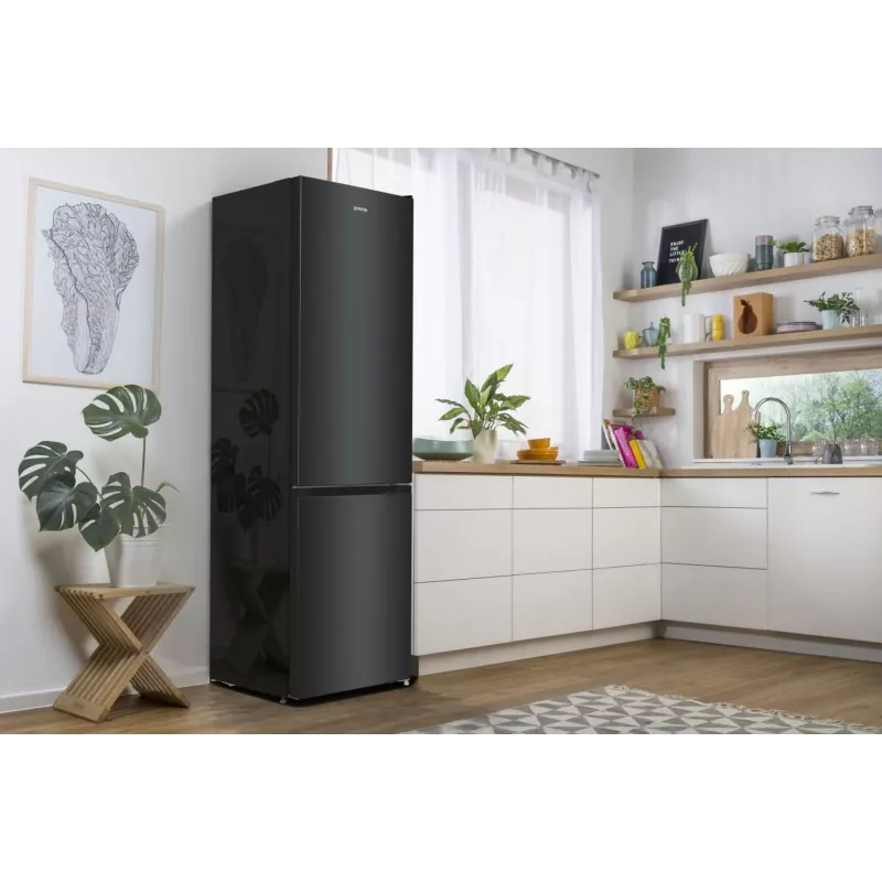Gorenje NRK6202EBXL4 Ψυγειοκαταψύκτης Ελεύθερης Τοποθέτησης 331 L Μαύρο
