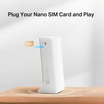 MERCUSYS MB110-4G Router WLAN Ethernet Μονής Ζώνης (2,4 GHz) - Λευκό