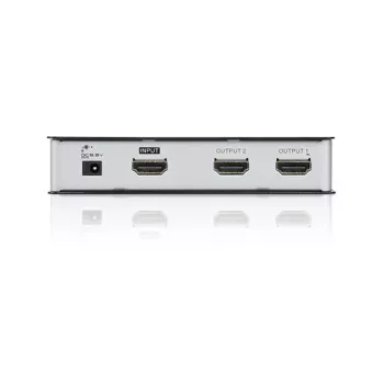 ATEN VS182A διανομέας ήχου/εικόνας HDMI True 4K 2 θυρών, 1x είσοδος HDMI, 2x έξοδοι HDMI, 4K x 2K, HDCP 1.4, μαύρος