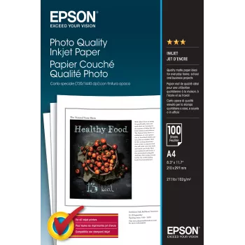 Epson Photo Quality Inkjet Χαρτί – A4 – 100 Φύλλα
