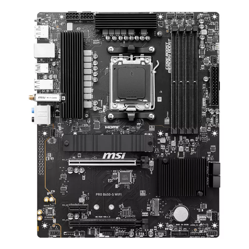 MSI PRO B650-S WIFI Μητρική AMD B650 Socket AM5 ATX