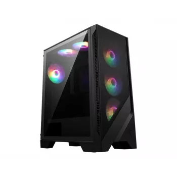 Κουτί PC MSI MAG FORGE 120A AIRFLOW Midi-Tower — Μαύρο, Tempered Glass, Mesh, 3×120 mm Μπροστινοί Ανεμιστήρες, 2×120 mm Επάνω Ανεμιστήρες, Υποστήριξη ATX
