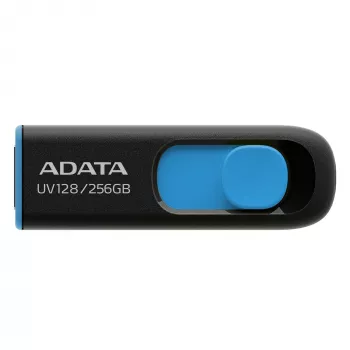 ADATA UV128 USB Stick 256 GB USB Type-A 3.2 Gen 1 (3.1 Gen 1) Μαύρο, Μπλε
