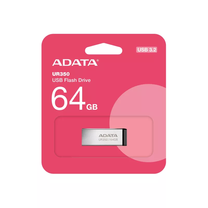 ADATA UR350 USB Stick 64 GB USB Type-A 3.2 Gen 1 (3.1 Gen 1) Μαύρο