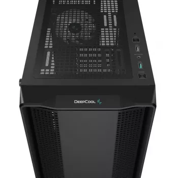 Κουτί PC DeepCool CC560 ARGB V2 Midi-Tower Μαύρο — ATX/Micro-ATX/Mini-ITX, tempered glass, aRGB, υποστηρίζει έως 370 mm GPU