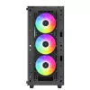 Κουτί PC DeepCool CC560 ARGB V2 Midi-Tower Μαύρο — ATX/Micro-ATX/Mini-ITX, tempered glass, aRGB, υποστηρίζει έως 370 mm GPU