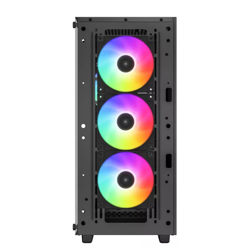 Κουτί PC DeepCool CC560 ARGB V2 Midi-Tower Μαύρο — ATX/Micro-ATX/Mini-ITX, tempered glass, aRGB, υποστηρίζει έως 370 mm GPU