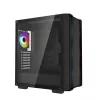 Κουτί PC DeepCool CC560 ARGB V2 Midi-Tower Μαύρο — ATX/Micro-ATX/Mini-ITX, tempered glass, aRGB, υποστηρίζει έως 370 mm GPU