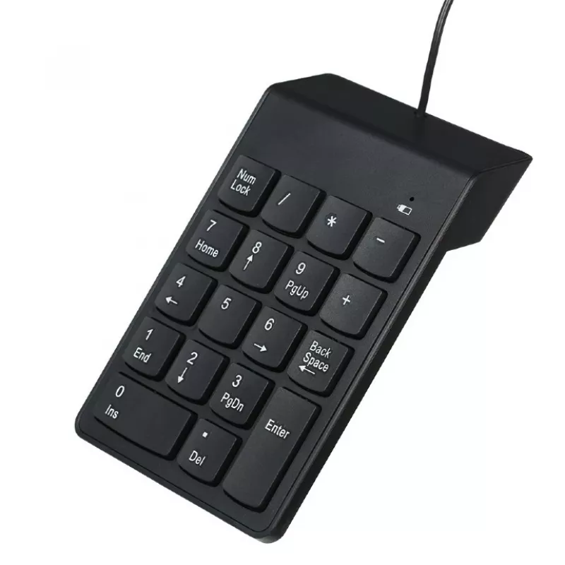 Αριθμητικό πληκτρολόγιο GEMBIRD KPD-U-03 USB 18 πλήκτρα Scissorswitch, καλώδιο 1,45 m, μαύρο