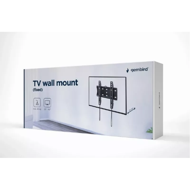 GEMBIRD Βάση τοίχου TV (σταθερή), 23in-42in