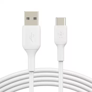 Καλώδιο USB Belkin BoostCharge CAB001BT1MWH 1m USB A σε USB C Λευκό