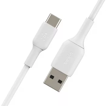 Καλώδιο USB Belkin BoostCharge CAB001BT1MWH 1m USB A σε USB C Λευκό