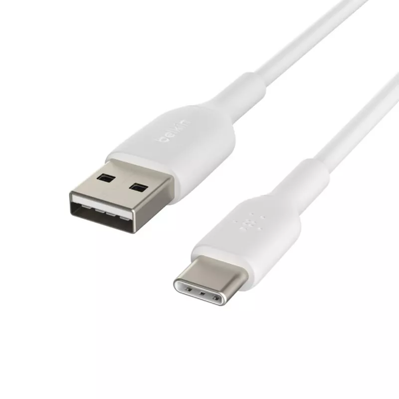 Καλώδιο USB Belkin BoostCharge CAB001BT1MWH 1m USB A σε USB C Λευκό