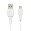 Καλώδιο USB Belkin BoostCharge CAB001BT1MWH 1m USB A σε USB C Λευκό