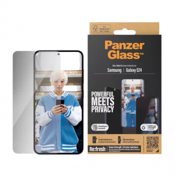 PanzerGlass ® Προστασία οθόνης Privacy Samsung Galaxy S24 | Ultra-Wide Fit με EasyAligner