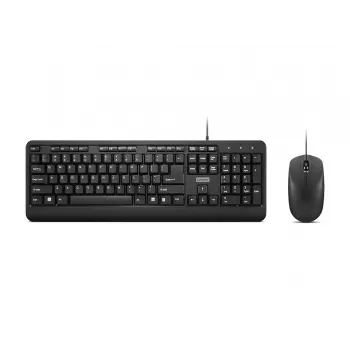 Lenovo 160 Πληκτρολόγιο Ποντίκι περιλαμβάνεται Home/Office USB US English Μαύρο