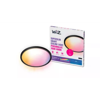 Έξυπνο φωτιστικό οροφής wizarding world Superslim Ceiling 32 W, μαύρο, 545×545×38 mm, 220–240 V
