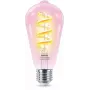 Philips Filament Clear 40 W ST64 E27, Έξυπνος λαμπτήρας, Wi-Fi/Bluetooth, Διαφανές, Wi-Fi 4 (802.11n), 802.11b, 802.11g, LED, E27