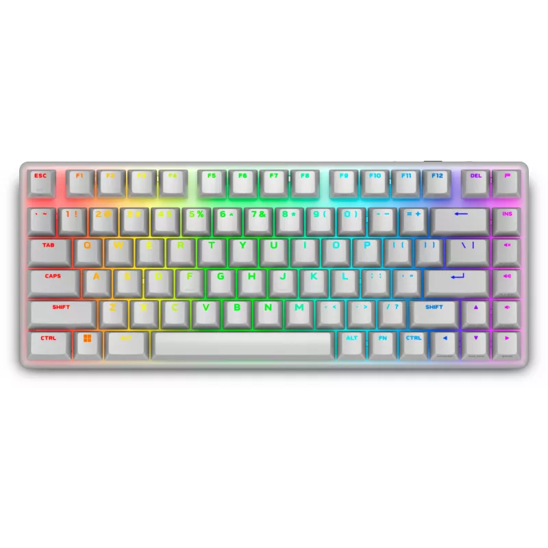 Alienware Pro Wireless Gaming Keyboard USB + RF Wireless + Bluetooth Λευκό