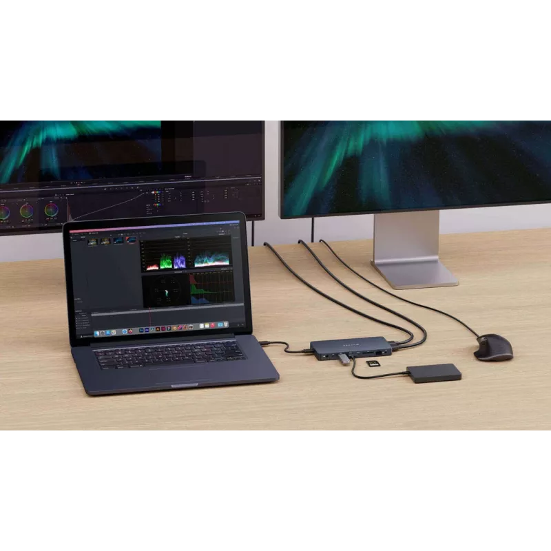 Targus HyperDrive Next Ενσύρματο USB 3.2 Gen 2 (3.1 Gen 2) Type-C Μπλε