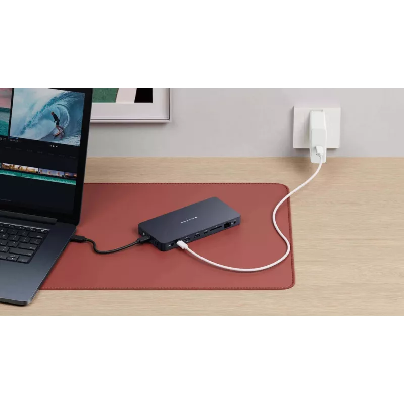 Targus HyperDrive Next Ενσύρματο USB 3.2 Gen 2 (3.1 Gen 2) Type-C Μπλε