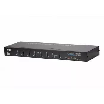 ATEN Διακόπτης KVM 8-Port USB DVI με ήχο, 2048 x 1536 Pixel, QXGA, 4,53 W, μαύρο