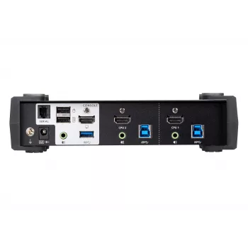 ATEN Διακόπτης KVMP™ 2-Port USB 3.0 4K HDMI με λειτουργία μίκτη ήχου
