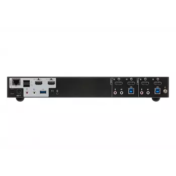 ATEN Διακόπτης KVMP™ 2-Port USB 3.0 4K HDMI Dual Display, 4096 x 2160 Pixel, 4K Ultra HD, 3,17 W, μαύρο