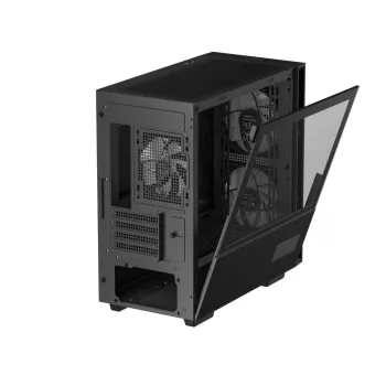 DeepCool CH360 DIGITAL R-CH360-BKAPE3D-G-1 θήκη υπολογιστή Micro Tower, micro ATX/Mini-ITX, ψημένο γυαλί, μαύρη