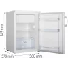 Gorenje RB492PW Ψυγείο-καταψύκτης Ελεύθερο 119 L Λευκό