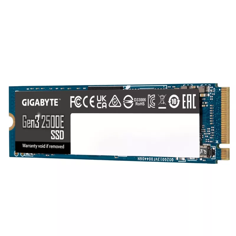 Δίσκος SSD GIGABYTE 500GB M.2 PCI Express 3.0 NVMe Gen3 2500E