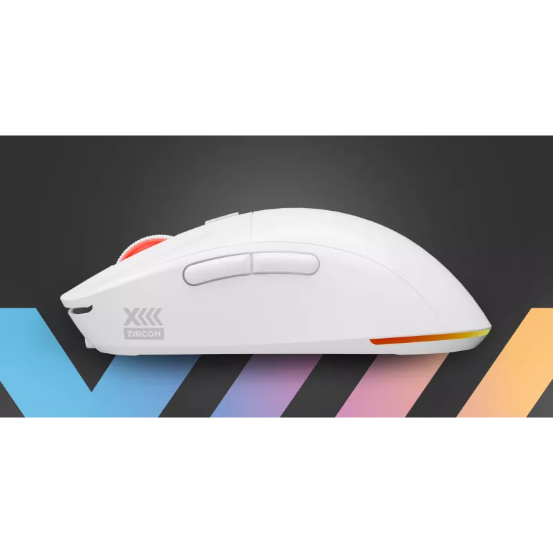 GENESIS Zircon XIII Ποντίκι Gaming αμφιδέξιο RF Wireless + USB Type-C οπτικό 26000 DPI