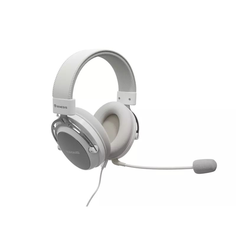 GENESIS Toron 301 Headset ενσύρματο Head-Band Gaming λευκό