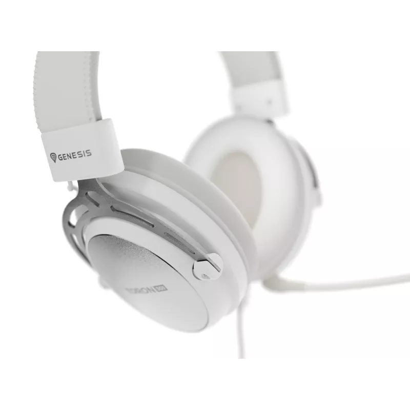 GENESIS Toron 301 Headset ενσύρματο Head-Band Gaming λευκό