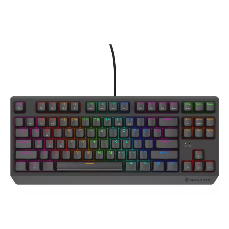 GENESIS Thor 230 TKL Lite Πληκτρολόγιο Gaming USB QWERTY αγγλικό μαύρο
