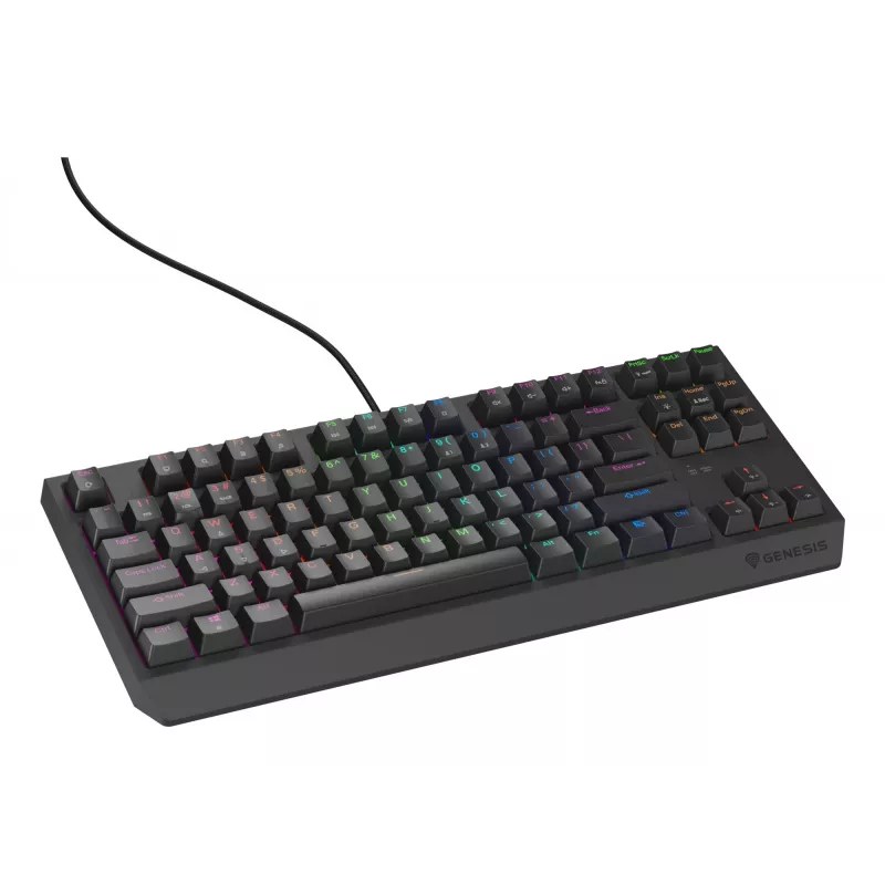 GENESIS Thor 230 TKL Lite Πληκτρολόγιο Gaming USB QWERTY αγγλικό μαύρο