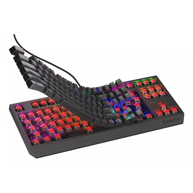 GENESIS Thor 230 TKL Lite Πληκτρολόγιο Gaming USB QWERTY αγγλικό μαύρο