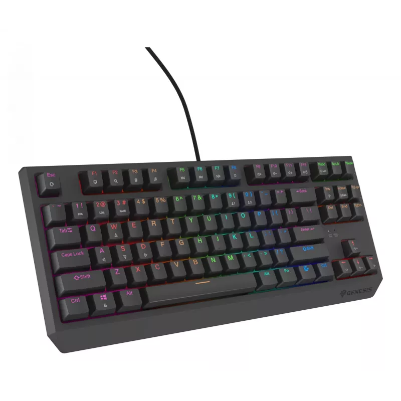 GENESIS Thor 230 TKL Lite Πληκτρολόγιο Gaming USB QWERTY αγγλικό μαύρο