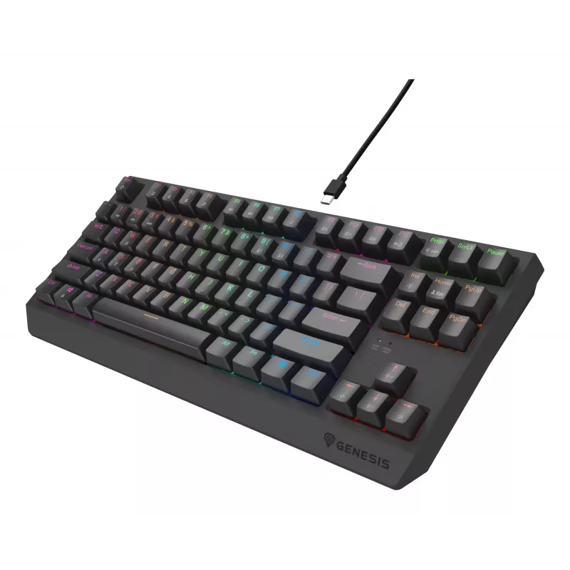 GENESIS Thor 230 TKL Lite Πληκτρολόγιο Gaming USB QWERTY αγγλικό μαύρο
