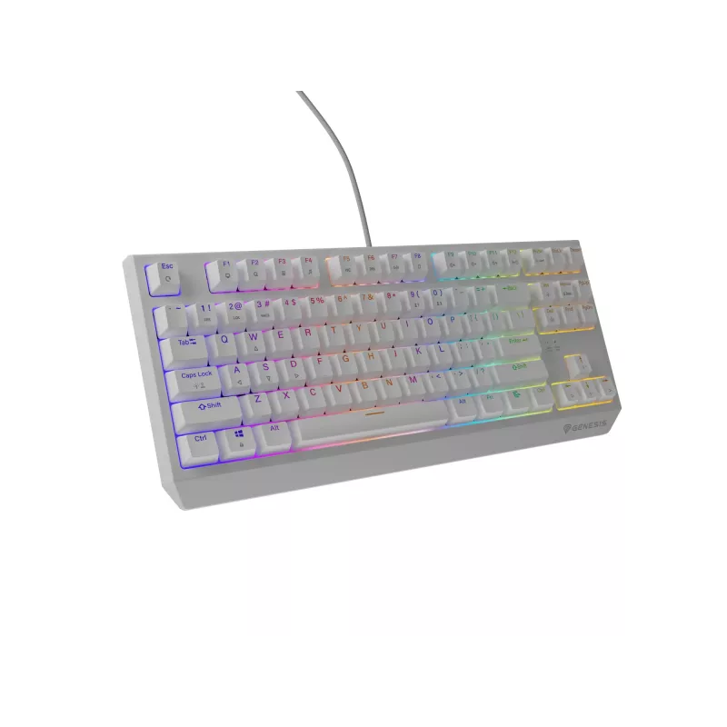 GENESIS Thor 230 TKL Πληκτρολόγιο Gaming USB + RF Wireless + Bluetooth QWERTY λευκό